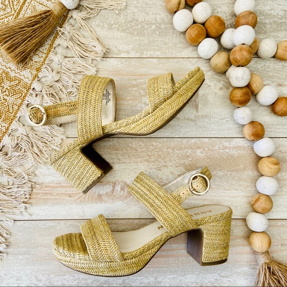 Anne Klein | Shoes | Anne Klein Padrino Block Heeled Platform Sandals |  Poshmark